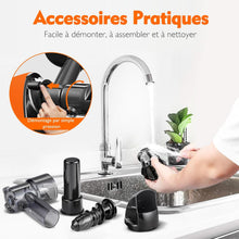 Load image into Gallery viewer, AMZCHEF Extracteur Jus - Extracteur de Jus de Fruits et Légumes - Presses-agrumes à Froid sans BPA avec 2 Tasses et Brosse - Fonction de Mastication Inversée pour Éviter les Blocages - Argent