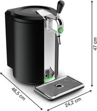 Load image into Gallery viewer, Krups Beertender Draft Beer Machine, 5 L Kegs, Heineken Group Brands, Indicator Light, Perfect Temperature and Foam, Cold Beer, Easy Installation, Compact VB452E10
