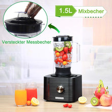 Load image into Gallery viewer, TopStrong Multifunctional Food Processor, 1100 W Multifunctional Food Processor, 11 in 1 Food Processor Included Chopper, Kneader Hook, Blender, Citrus Press and Coffee Grinder, 3.2L Bowl and 1.5L
