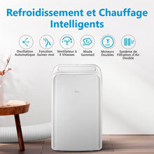 Load image into Gallery viewer, MIDEA Climatiseur PortaSplit Mobile Silencieux 4-in-1| 12000 BTU | Chauffage et Climatisation Portable Prêt à Poser 3,5kW- Clim Mobile avec rafraîchisseur, déshumidificateur, chauffage,ventilateur