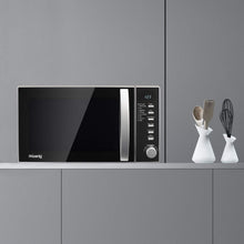 Load image into Gallery viewer, H.Koenig Micro-Ondes Four Grill 2 en 1 VIO9, 25L, Plateau tournant 27cm, 10 modes de cuisson jusqu’à 1000W, Décongélation, Cuisson combinée, écran LCD [Classe énergétique A+]