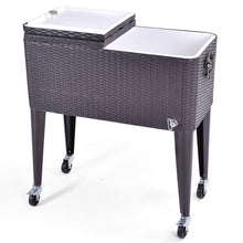Load image into Gallery viewer, Glacire  Roues Verrouillables 76L Dessert de Glace avec Dcapsuleur et Rceptacle  Capsules en PP de haute alimentaire Garder au Frais 72h 83 x 48 x 87 CM -