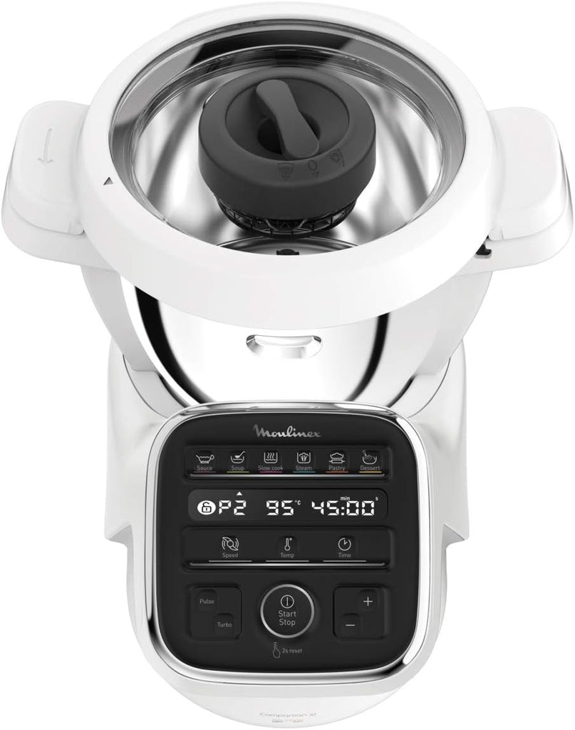 MOULINEX COMPANION XL Multifunctional Robot Cooker Bowl 4.5L 12 Programs Auto Soups Gazpacho Kitchen Robot Mixer Chopper Kneader 1550W HF80CB10