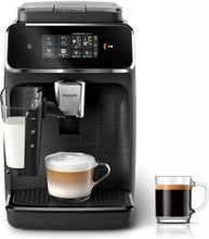 Load image into Gallery viewer, Philips Série 2200 Machine Expresso Automatique - 2 Boissons, Mousseur à Lait Classique, Écran Tactile, Broyeur Céramique, Aroma Seal, Noir Mat (EP2220/10)