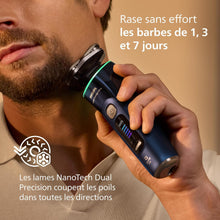 Load image into Gallery viewer, Philips Rasoir i9000 Prestige Ultra, Rasoir électrique 100% étanche, Technologie Skin IQ Pro, Système Triple Lift &amp; Cut, Lames de précision NanoTech rotatives 360°, 5 modes de rasage, XP9401/38