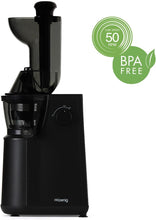 Load image into Gallery viewer, Extracteur de Jus de Fruits et Légumes vertical GSX24 H.Koenig Centrifugeuse Vitamin + sans BPA - 82 mm Large Bouche - 3 tamis pour jus fin ou épais et sorbet - Pression douce - 50 tours 400 W