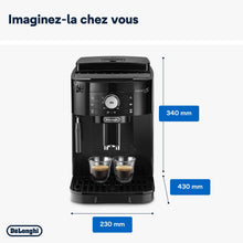 Load image into Gallery viewer, De'Longhi Magnifica S ECAM11.112.B, Automatic Coffee Machine / Espresso Bean to Cup with Milk Nozzle, with 4 One-Touch Recipes, Soft-Touch Control Panel, 1450 W, Black