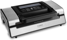 Load image into Gallery viewer, Caso FastVac 500, Professional Commercial Vacuum Sealer, Stainless Steel, Double Piston Pump, 15 Litres/Minute, Includes 2 Free Foil Rolls