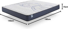 Load image into Gallery viewer, NATURALEX - Matelas PerfectSleep 180x200 - Épais 30 cm - Soutien Mousse à mémoire de Forme - Accueil Blue Latex - Confort Ferme - Respirant - 7 Zones - Réversible - Haute Densité - Fabriqué en Europe