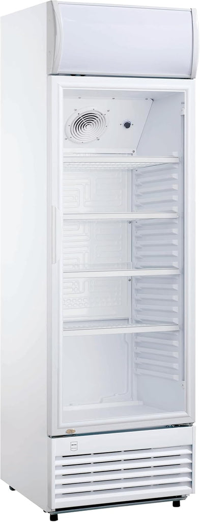 METRO Professional Réfrigérateur à Boissons GSC2360B, Acier/Verre, 62 x 63.6 x 175.3 cm, 347 L, avec Serrure, Noir