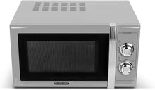 Load image into Gallery viewer, SCHNEIDER - SMW25VMS - Microwave - Grill - 25 liters - 900 watts - Vintage - Timer - Silver