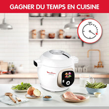 Load image into Gallery viewer, Moulinex, Cookeo Multicuiseur intelligent 6L, 150 recettes intégrées, Cuisson sans surveillance, Ecran intuitif, Guide de cuisson, Application MyMoulinex, 1600W, Blanc, 15 ans réparabilité