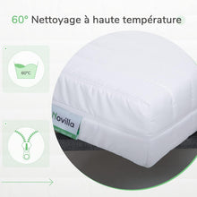 Load image into Gallery viewer, Novilla Matelas en Mousse 140x190, Matelas Amovible à 7 Zones de Confort, Réversible Été/Hiver, Respirable, Hauteur 18 cm