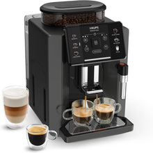 Load image into Gallery viewer, Krups Sensation C50, Machine à café grains, machine expresso, 5 boissons accès direct, Interface tactile, Facile à utiliser, Nettoyage automatique, Buse vapeur Cappuccino, Fabriqué en France EA910810