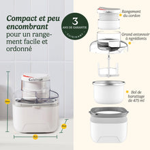 Load image into Gallery viewer, Cuisinart Sorbetière - Fait de la crème glacée, du gelato, du sorbet et du yogourt glacé en 40 minutes - Desserts maison - Facile à utiliser - Acier inoxydable - ICE100BCU