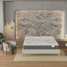 Load image into Gallery viewer, November- Matelas Eliha 120x190cm- Technologie Hybrid: Ressorts ensachés + Mousse HDensité-Épaisseur 20cm- Soutien Tonique &amp; indépendance de Couchage- Label SANITIZED(Anti bactérien/acarien)