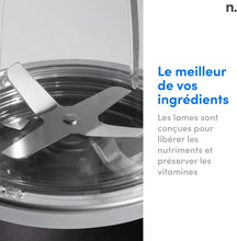 Load image into Gallery viewer, Nutribullet Pro 1200, Blender électrique, Broyeur, Smoothie Blender, Blender multifonctions, puissance 1200w, verres 700ml et 900ml, noir, NB120MB