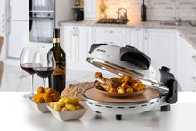 Load image into Gallery viewer, Ariete Pizza Oven 918, Pizza 4 Minutes, 5 Cooking Levels, Refractory Plate for Heating, Wooden Blades Included, Maximum Temperature 400°C, 1200W, White
