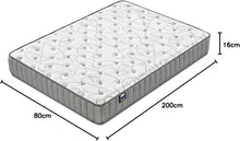Load image into Gallery viewer, NOVEMBER - Orionis Mattress 120 x 190 cm - Hybrid Technology: HDensity Foam + Memory Foam - Thickness 22 cm - Toning &amp; Wrap Support - Sanitized Label (Anti-Bacterial/Dust Mite)