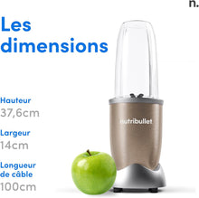 Load image into Gallery viewer, nutribullet Pro 900, Electric Blender, Chopper, Smoothie Blender, Multifunctional, Power 900 Watts, NB904CP, Champagne