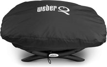 Load image into Gallery viewer, Weber Q1400 Barbecue électrique, surface de cuisson 43 x 32 cm, nomade, grille en fonte émaillée divisée en 2 parties, couvercle et cuve en fonte d'aluminium - Gris foncé (52020053)