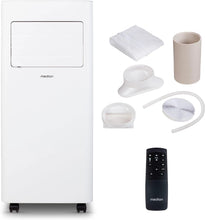 Load image into Gallery viewer, MEDION Smart Climatiseur Mobile P1002 (10000 BTU, 3-en-1, Refroidir, Déshumidification, Ventilation, jusqu'à 34m², kit de joint de fenêtre, mode sommeil, contrôle Wifi, Télécommande, Écran, MD 37733)