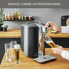 Load image into Gallery viewer, Krups Beertender Machine bière pression, Fûts de 5 L, Marques du groupe Heineken, Témoin lumineux, Température et mousse parfaites, Bière fraîche, Installation facile, Compact noire VB450E10