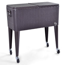 Load image into Gallery viewer, Glacire  Roues Verrouillables 76L Dessert de Glace avec Dcapsuleur et Rceptacle  Capsules en PP de haute alimentaire Garder au Frais 72h 83 x 48 x 87 CM -