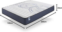 Load image into Gallery viewer, NATURALEX - Matelas PerfectSleep 180x200 - Épais 30 cm - Soutien Mousse à mémoire de Forme - Accueil Blue Latex - Confort Ferme - Respirant - 7 Zones - Réversible - Haute Densité - Fabriqué en Europe