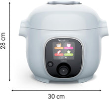 Load image into Gallery viewer, Moulinex Cookeo Mini Smart High Pressure Multicooker, 3L, 2 People, 150 Built-in Recipes, Unattended Cooking, Step-by-Step Guide, Compact, Moulinex App CE880410