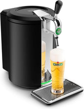 Load image into Gallery viewer, Krups Beertender Machine bière pression, Fûts de 5 L, Marques du groupe Heineken, Témoin lumineux, Température et mousse parfaites, Bière fraîche, Installation facile, Compact noire VB450E10