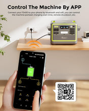 Load image into Gallery viewer, FOSSiBOT F2400 Station électrique portable CA 2400W (4800W Pic), Station Silencieux Solaire 2048Wh LiFePO4, Groupe Générateur Électrique Onduleur Alimentation de Secours à Domicile Camping