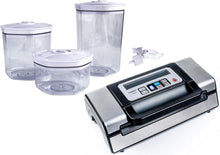 Load image into Gallery viewer, Maxxo VM ChamberLine 40 Professional Food Vacuum Sealer - Vacuum Chamber 72 L/min, Stainless Steel, Double Welding, Vacuum Sealer + 30 Bags Included