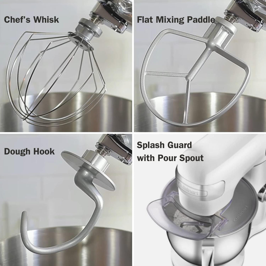 Cuisinart SMD-50BC Precision Pro Mélangeur numérique sur pied de 5,5 litres, métal, doublure argentée
