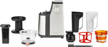 Load image into Gallery viewer, Extracteur de Jus de Fruits et Légumes vertical GSX24 H.Koenig Centrifugeuse Vitamin + sans BPA - 82 mm Large Bouche - 3 tamis pour jus fin ou épais et sorbet - Pression douce - 50 tours 400 W