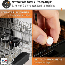 Load image into Gallery viewer, Krups Sensation C50, Machine à café grains, machine expresso, 5 boissons accès direct, Interface tactile, Facile à utiliser, Nettoyage automatique, Buse vapeur Cappuccino, Fabriqué en France EA910810
