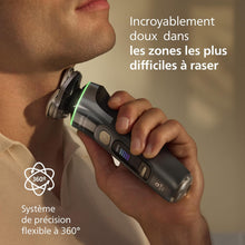 Load image into Gallery viewer, Philips Rasoir i9000 Prestige Ultra, Rasoir électrique 100% étanche, Technologie Skin IQ Pro, Système Triple Lift &amp; Cut, Lames de précision NanoTech rotatives 360°, 5 modes de rasage, XP9401/38