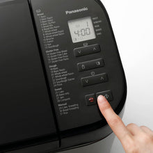 Load image into Gallery viewer, Panasonic SD-YR2550SXE Automatic Bread Maker, Raisin, Nut and Yeast Dispensers, 31 Auto Programs, Dual Temperature Sensor, 13 Hour Digital Timer, LCD Display, Silver