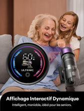 Load image into Gallery viewer, Ultenic U20 Aspirateur Balai sans Fil, 55kPa/60min Aspirateur sans Fil, Technologie GreenEye, Tube Pliable, Brosse de Sol TangleTame, Puissant pour Poils Animaux, Sol Dur et Voiture