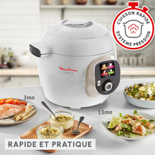 Load image into Gallery viewer, Moulinex Cookeo Mini Smart High Pressure Multicooker, 3L, 2 People, 150 Built-in Recipes, Unattended Cooking, Step-by-Step Guide, Compact, Moulinex App CE880410