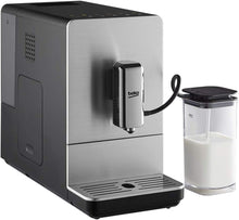 Load image into Gallery viewer, BEKO, Machine à café, expresso automatique, 1350 W / 19 bars, Capacité café : 125 g, Capacité eau : 1,4L, Système autonettoyant, 5 niveaux de broyage, Arrêt automatique, Façade Inox Brossé