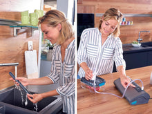 Load image into Gallery viewer, Leifheit Machine de mise sous vide alimentaire Vacu Power 500, appareil pour emballage sous vide + 10 sacs sous vide alimentaire (20 x 30 cm)