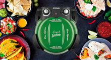 Load image into Gallery viewer, G3 Ferrari G10006 Pizza Express Delizia, 1200 W Pizza Oven, Adjustable Thermostat up to 400°C, Cooks Tasty Pizza in 5 Minutes, Double Resistance, Recipe Book and Spatulas Included - Black