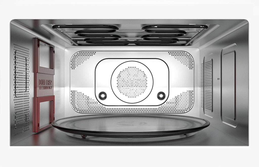Whirlpool MWSC 9133 SB Supreme Chef Combination Microwave with Grill + Steam, 33 Litres, Technology 6th Sense, Turntable