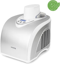 Load image into Gallery viewer, H.Koenig Sorbetière Turbine à Glace Professionnelle HF180, Machine à Glace Electrique 1L, 135 W, Réfrigérante &amp; Maintien du Froid - Sorbet et Crème Glacée