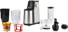 Load image into Gallery viewer, Extracteur de Jus de Fruits et Légumes vertical GSX24 H.Koenig Centrifugeuse Vitamin + sans BPA - 82 mm Large Bouche - 3 tamis pour jus fin ou épais et sorbet - Pression douce - 50 tours 400 W