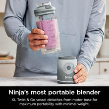 Load image into Gallery viewer, Ninja Blast Max, Portable Blender + Twist &amp; Go, Personal Smoothie, Blend, Ice Crush, 3 Programs, Cordless, 22 oz removable Vessel, Dishwasher Safe, Leakproof, Pink, BC251PK