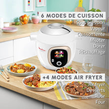 Load image into Gallery viewer, Moulinex Cookeo Mini Smart High Pressure Multicooker, 3L, 2 People, 150 Built-in Recipes, Unattended Cooking, Step-by-Step Guide, Compact, Moulinex App CE880410