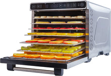 Load image into Gallery viewer, Vita5 Nobel Pro6 Deshydrateur Alimentaire avec 6 Plateaux en Inox - Déshydrateur avec Minuterie 24h et Température 35-75 °C - Deshydrateur Viande, Fruits, Champignons - 650W Déshydrateur Alimentaire