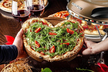 Load image into Gallery viewer, G3 Ferrari G10006 Pizza Express Delizia, 1200 W Pizza Oven, Adjustable Thermostat up to 400°C, Cooks Tasty Pizza in 5 Minutes, Double Resistance, Recipe Book and Spatulas Included - Black